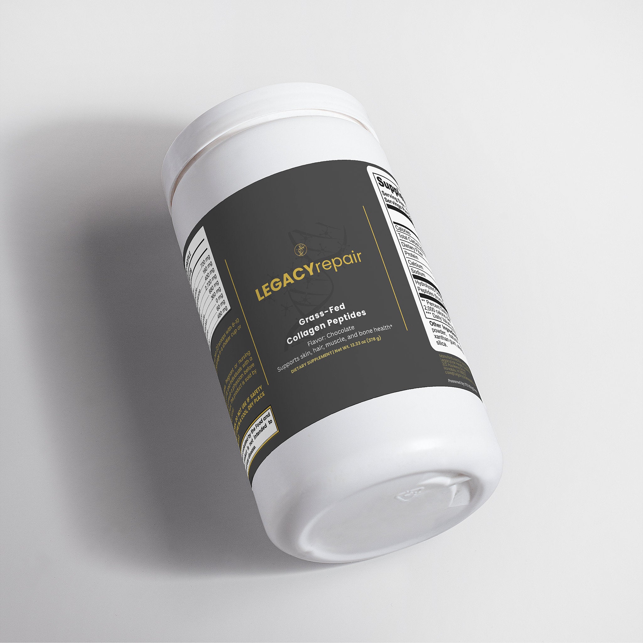 LEGACYrepair Grass-Fed Collagen Peptides (Chocolate)