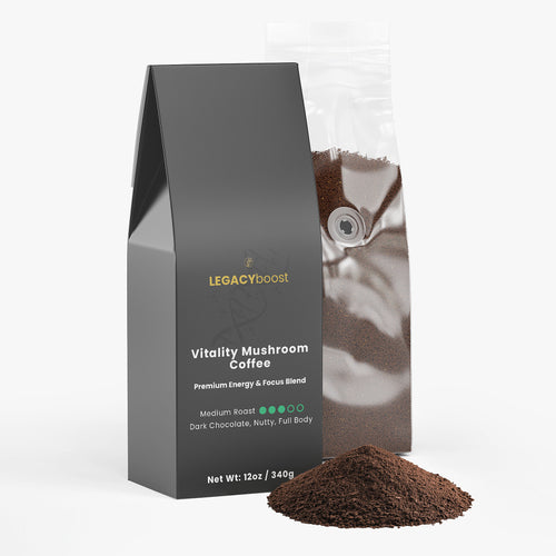 LEGACYboost Vitality Mushroom Coffee (Medium Roast)