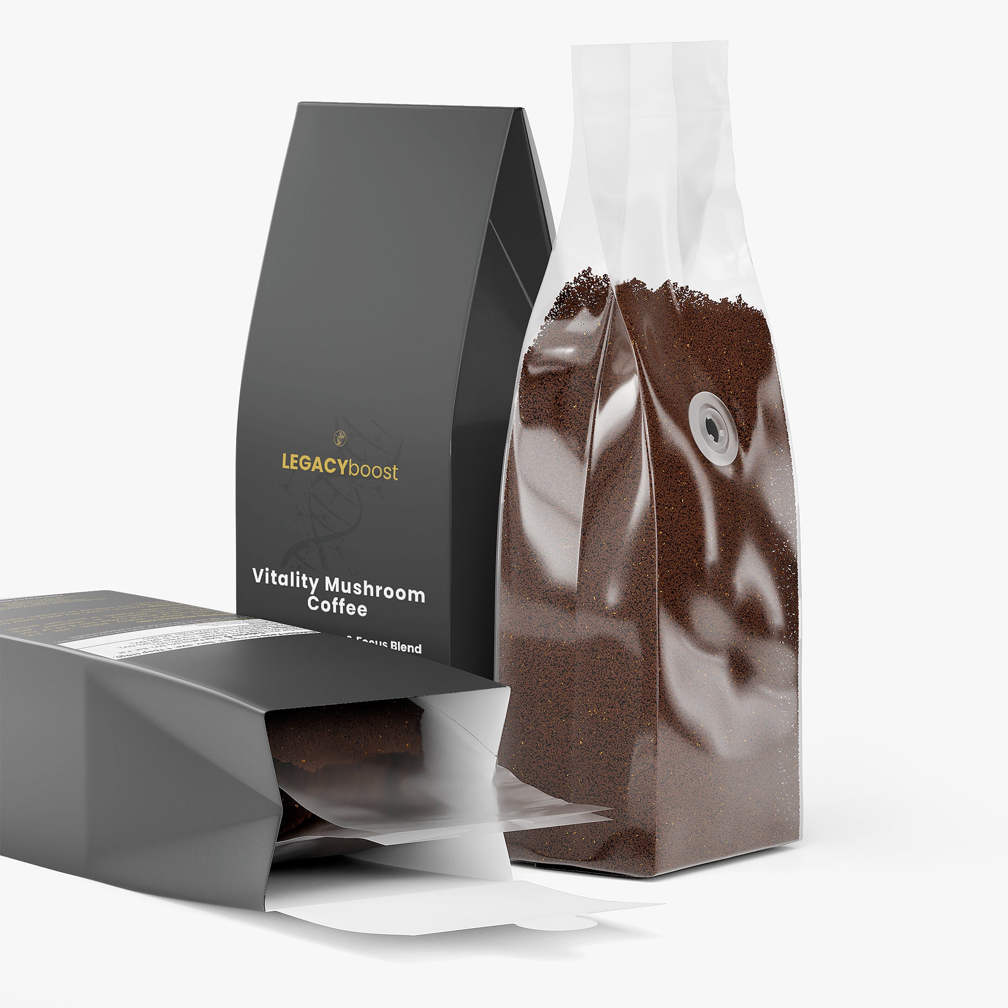 LEGACYboost Vitality Mushroom Coffee (Medium Roast)