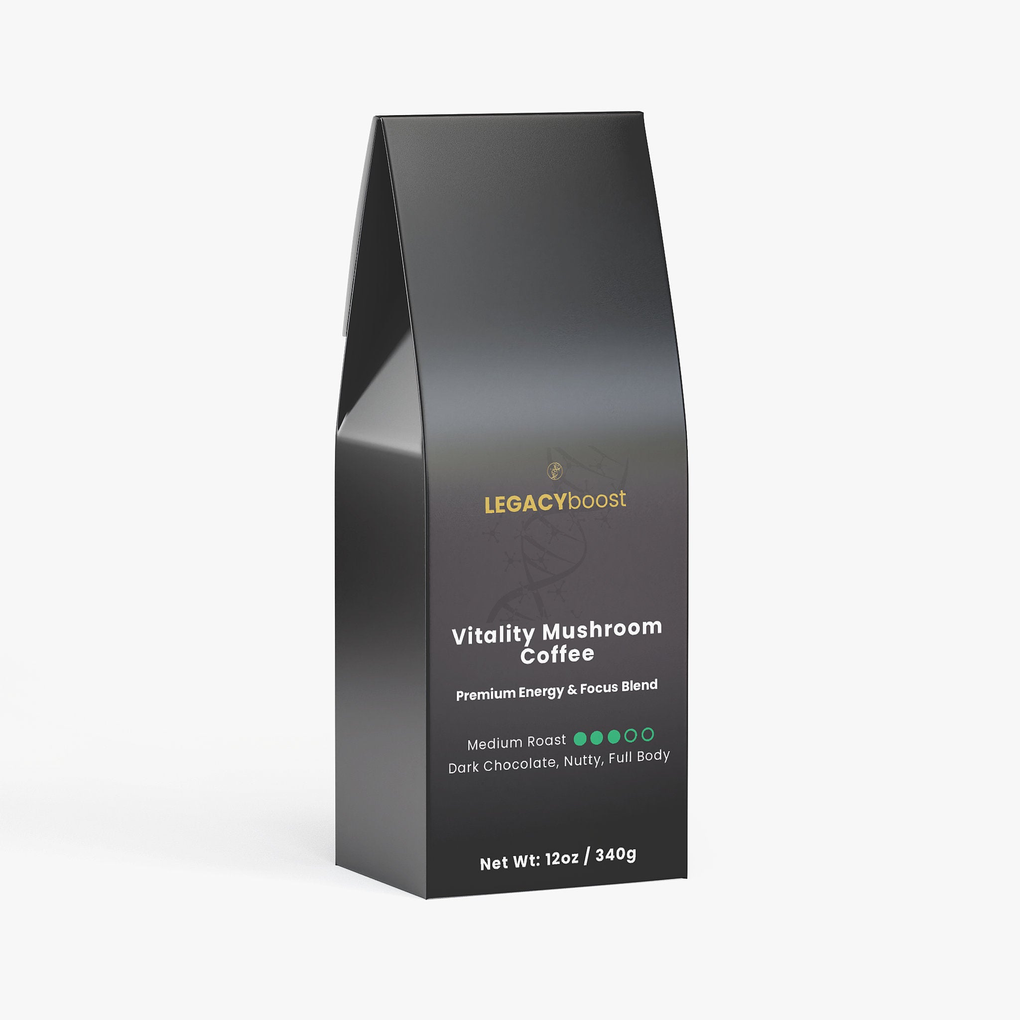 LEGACYboost Vitality Mushroom Coffee (Medium Roast)