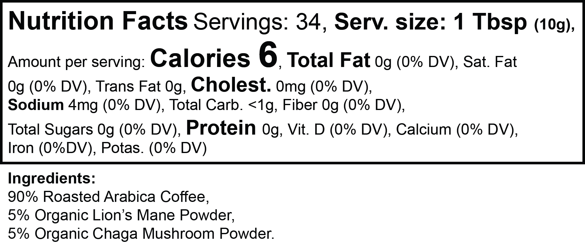 LEGACYboost Vitality Mushroom Coffee (Medium Roast)